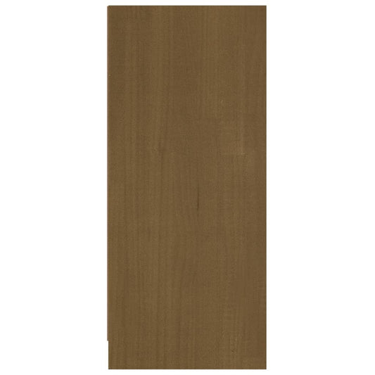 Aparador Madera Maciza De Pino Marrón Miel 70x33x76 Cm / Vetonek_0