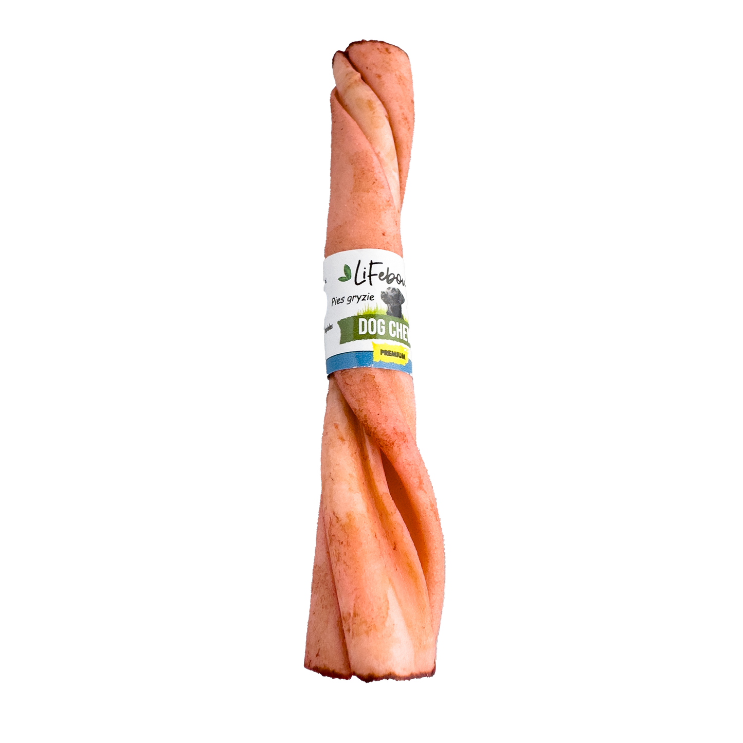 Lifebound - Hueso Masticable Natural Para Perros De Piel De Ternera En Forma De Barra Sabor Cordero - 10 Piezas - S_0