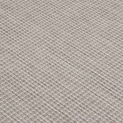 Alfombra De Exterior De Tejido Plano Gris Claro 80x150 Cm_4