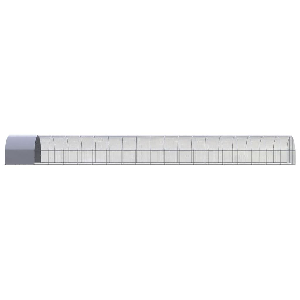Vidaxl Gallinero De Exterior De Acero Galvanizado 3x20x2 M_3