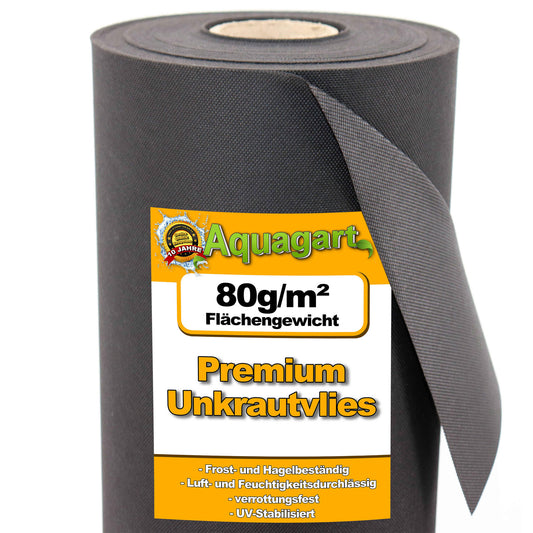 950m² Vellón De Jardín Mantillo De Vellón Contra Malas Hierbas Vellón 80g 1,8m Br._0