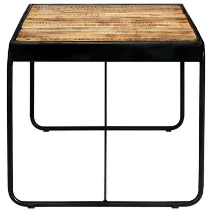Mesa De Comedor De Madera Maciza De Mango Rugosa 180x90x76 Cm_1