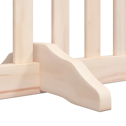 Vidaxl Puerta Para Perros Plegable 10 Paneles Madera De Álamo 800 Cm_4