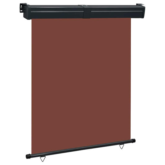 Vidaxl Toldo Lateral De Balcón Marrón 145x250 Cm_0