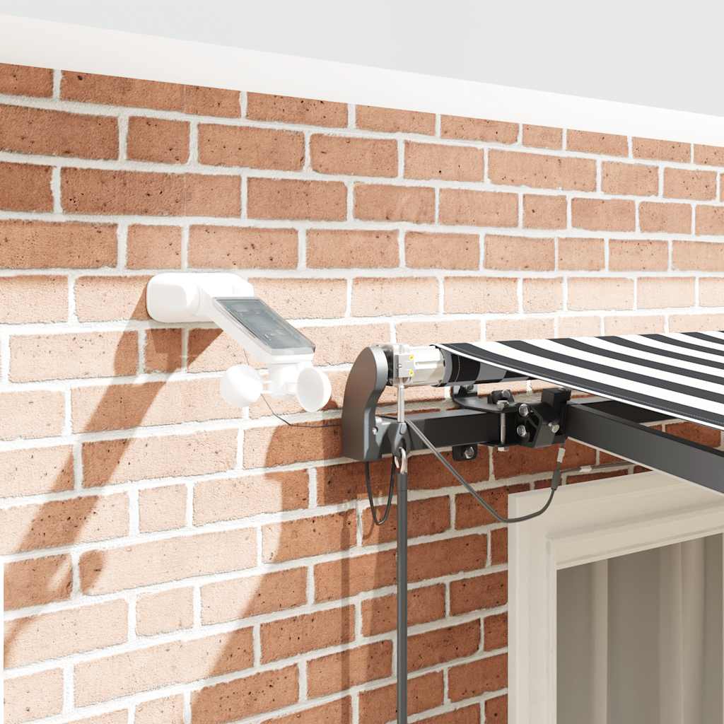 Toldo Retráctil Automático Luz Led Antracita Blanco 300x250 Cm_3