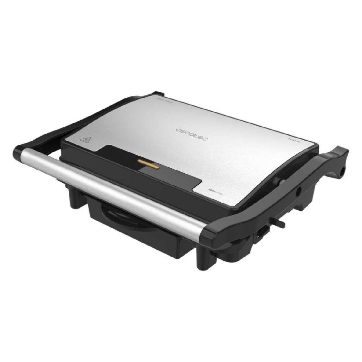 Cecotec Parrilla Eléctrica Rock'ngrill Rapid, Plancha Y Sandwichera, 1500w, 24,5 X 17,3 Cm, Revestimiento Rockstone_0