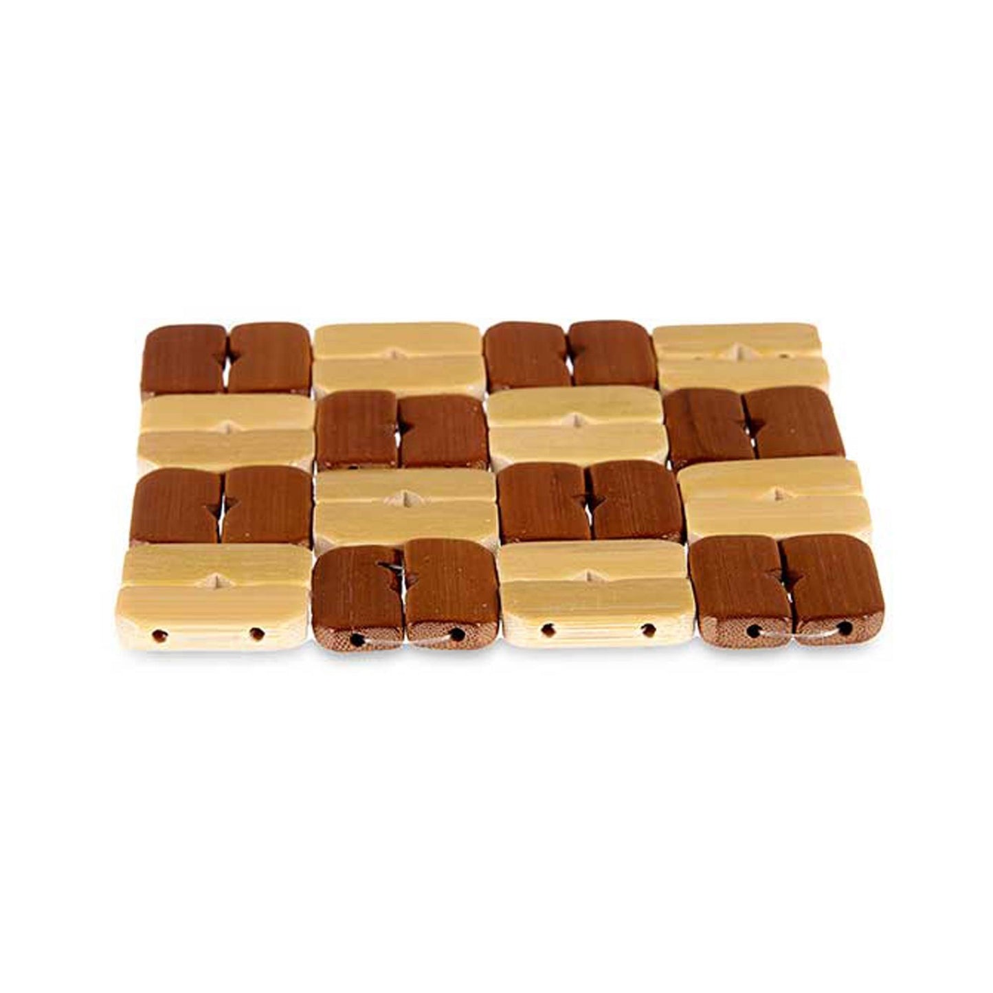 Set 3 Salvamanteles Bambu Cuadrado Colección Kinvara