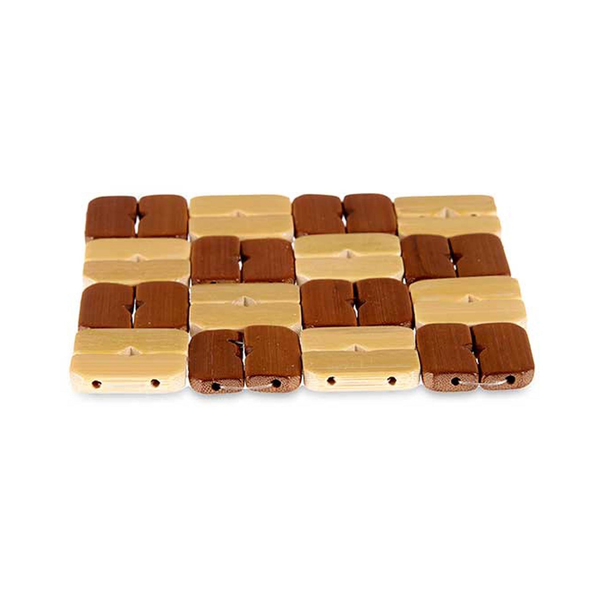 Set 3 Salvamanteles Bambu Cuadrado Colección Kinvara