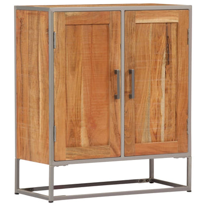Aparador De Madera Maciza De Acacia 65x30x75 Cm_0