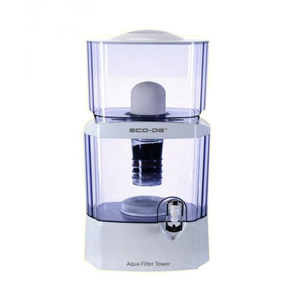 Dispensador purificador de agua Aqua filter tower ECO-DE® libre de BPA