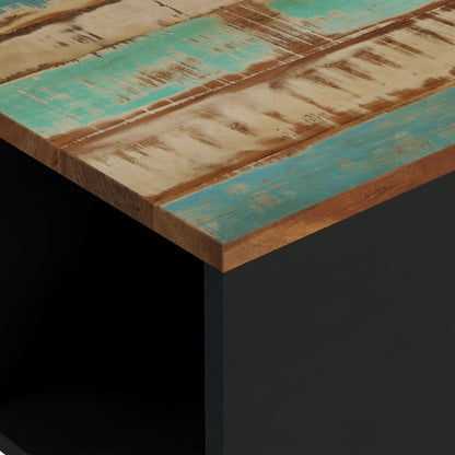 Mesa De Centro De Madera Maciza Reciclada 60x50x35 Cm_4