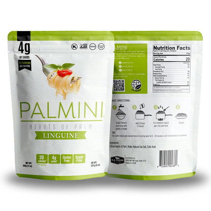 Pasta Linguine de palmito Palmini 338 g