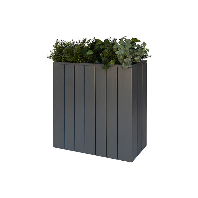 Jardinera Alta De Madera Autoportante 75x34,5x80 Cm City Grey Hortalia_1