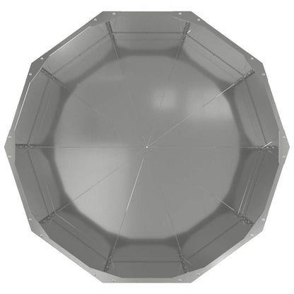 Jardinera Plateado 90 X 90 X 50 Cm Acero Galvanizado_5