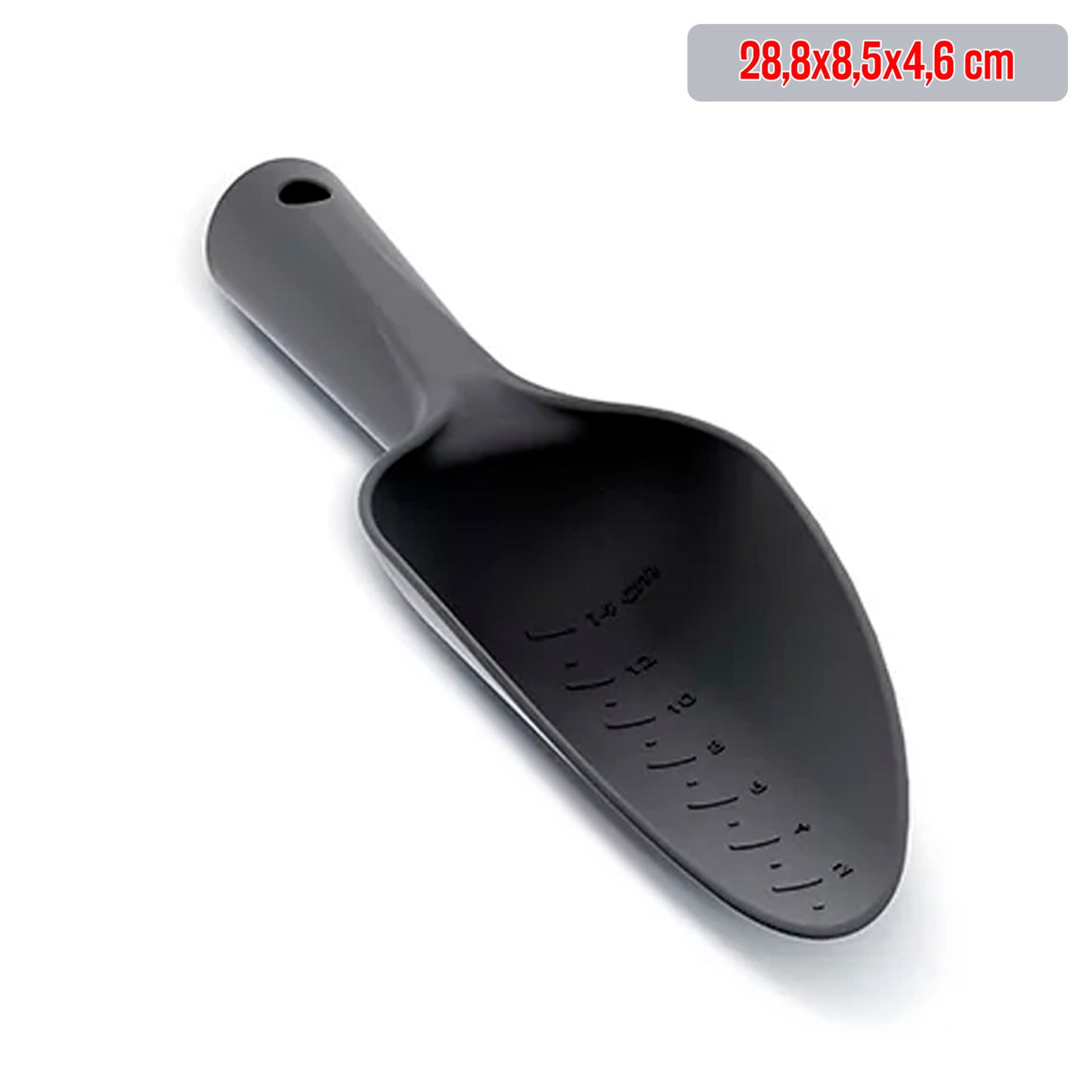 Pala R Scoop 2   , Dimensiones (mm) 288x85x46, Color Negro