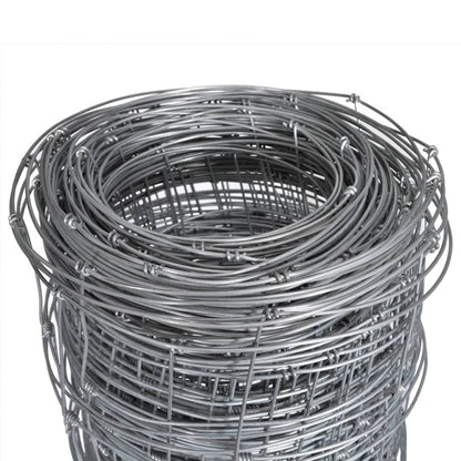 Valla De Jardín De Acero Galvanizado Plateado 50x1,5 M / Vetonek_3