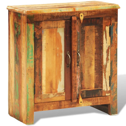 Mueble Vintage Con 2 Puertas Madera Maciza Reciclada_1