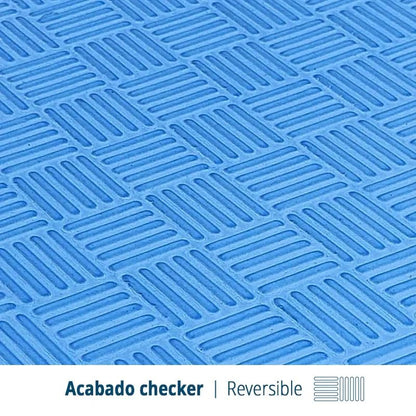Artatami® Tatami Puzzle 1x1x20 mm Negro - Azul Pack Ahorro【20 Unidades】Gimnasios - Fitness - Pilates - Yoga_3