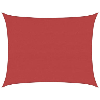 Vidaxl Toldo De Vela Hdpe Rojo 160 G/m² 6x7 M_0