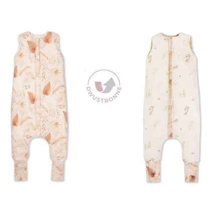 Saco De Dormir Con Pies Reversible T-m Jersey Algodón Bohemian Sand-bohemian Botanic