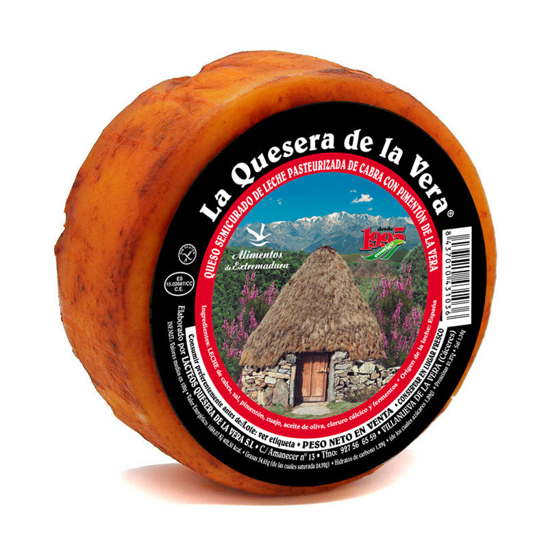 Queso De Cabra Semicurado Con Pimentón De La Vera la Quesera De La Vera_0