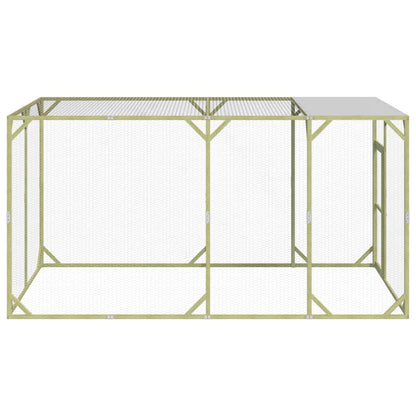 Vidaxl Gallinero Madera Maciza De Pino Impregnada 200x400x200 Cm_1