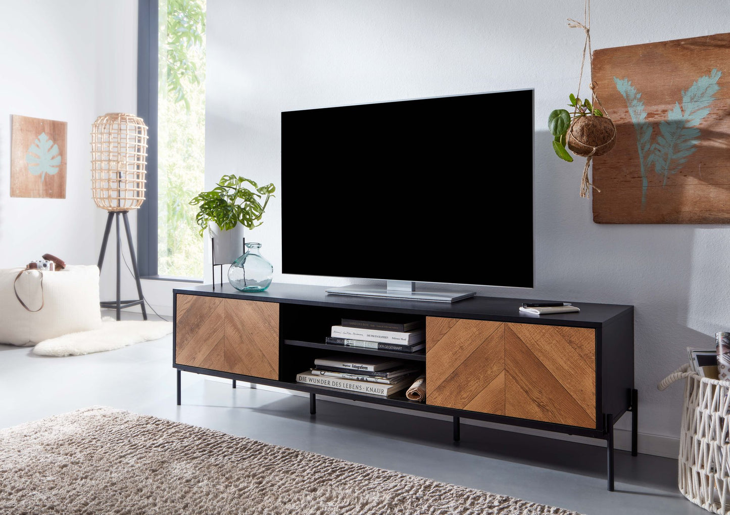Mueble De Tv Sólido Y Duradero Modelo Wl6.580_2