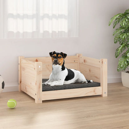 Cama Para Perros Madera Maciza De Pino 55,5x45,5x28 Cm / Vetonek_2