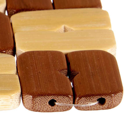 Set 3 Salvamanteles Bambu Cuadrado Colección Kinvara