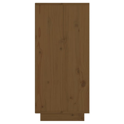 Aparador De Madera Maciza De Pino Marrón Miel 60x34x75 Cm / Vetonek_1