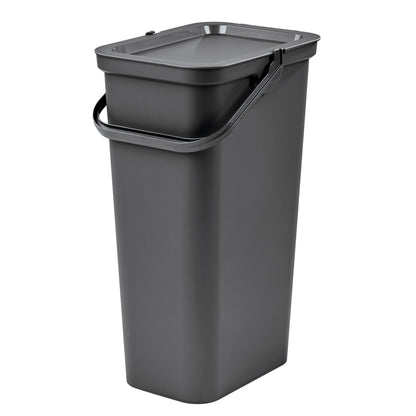 Papelera moda Con Asa 40l Grafito