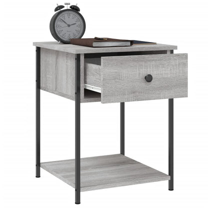 Mesita De Noche 2 Uds Madera Ingeniería Gris Sonoma 44x45x58 Cm_3