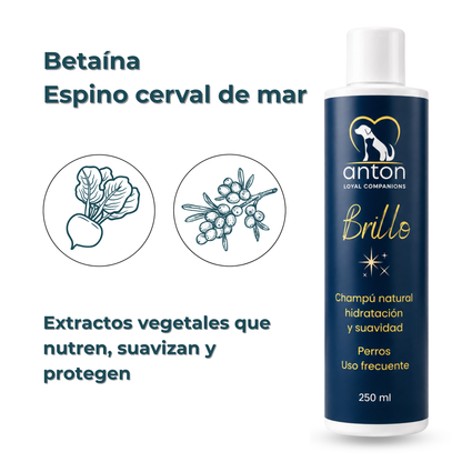 Champú natural para el cuidado del pelaje de perros – 250 ml_3