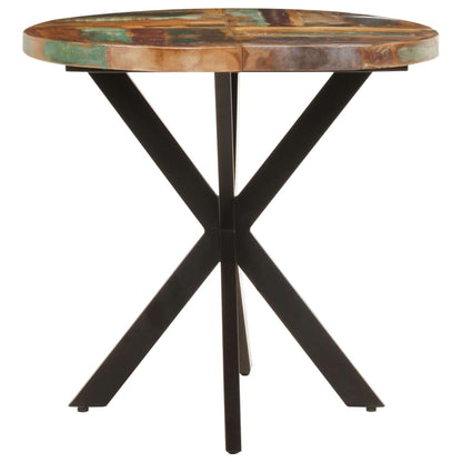 Mesa De Comedor De Madera Maciza Reciclada 140x80x75 Cm_1