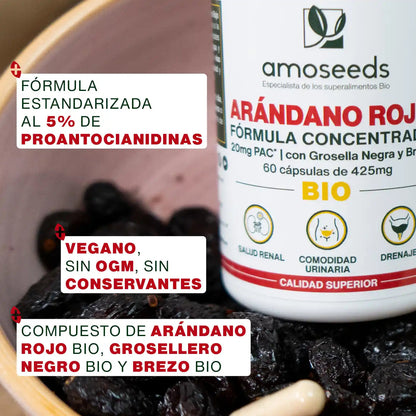Arándano Rojo Bio, Fórmula Con Grosella Negra Y Brezo | 60 Cápsulas_2