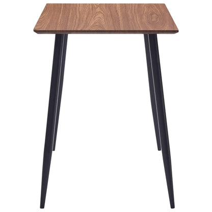 Mesa De Comedor De Mdf Marrón 120x60x75 Cm_1