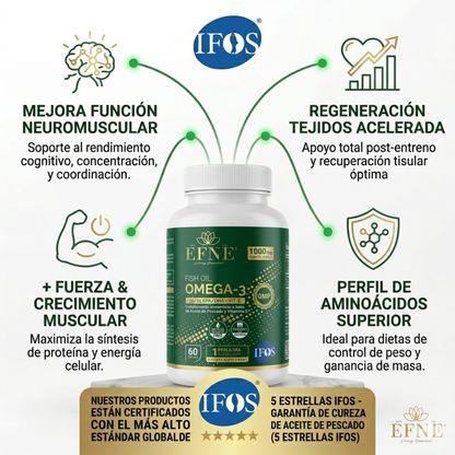 Omega-3 1000mg Efne (alta Concentración Epa/dha) · Certificado Ifos™ 5 Estrellas_2