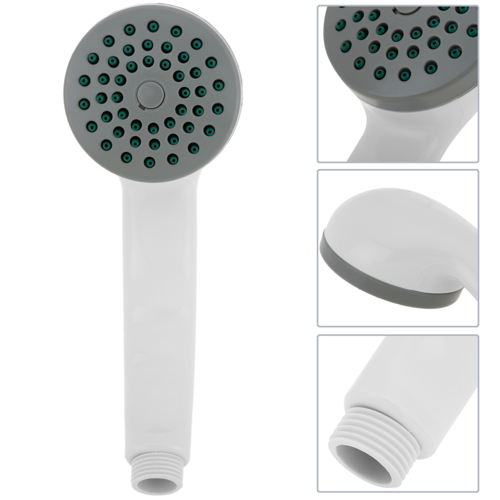 Alcachofa Móvil Para Ducha Blanco Con Sistema Antical, Ahorro De Agua Y 1 Función_1