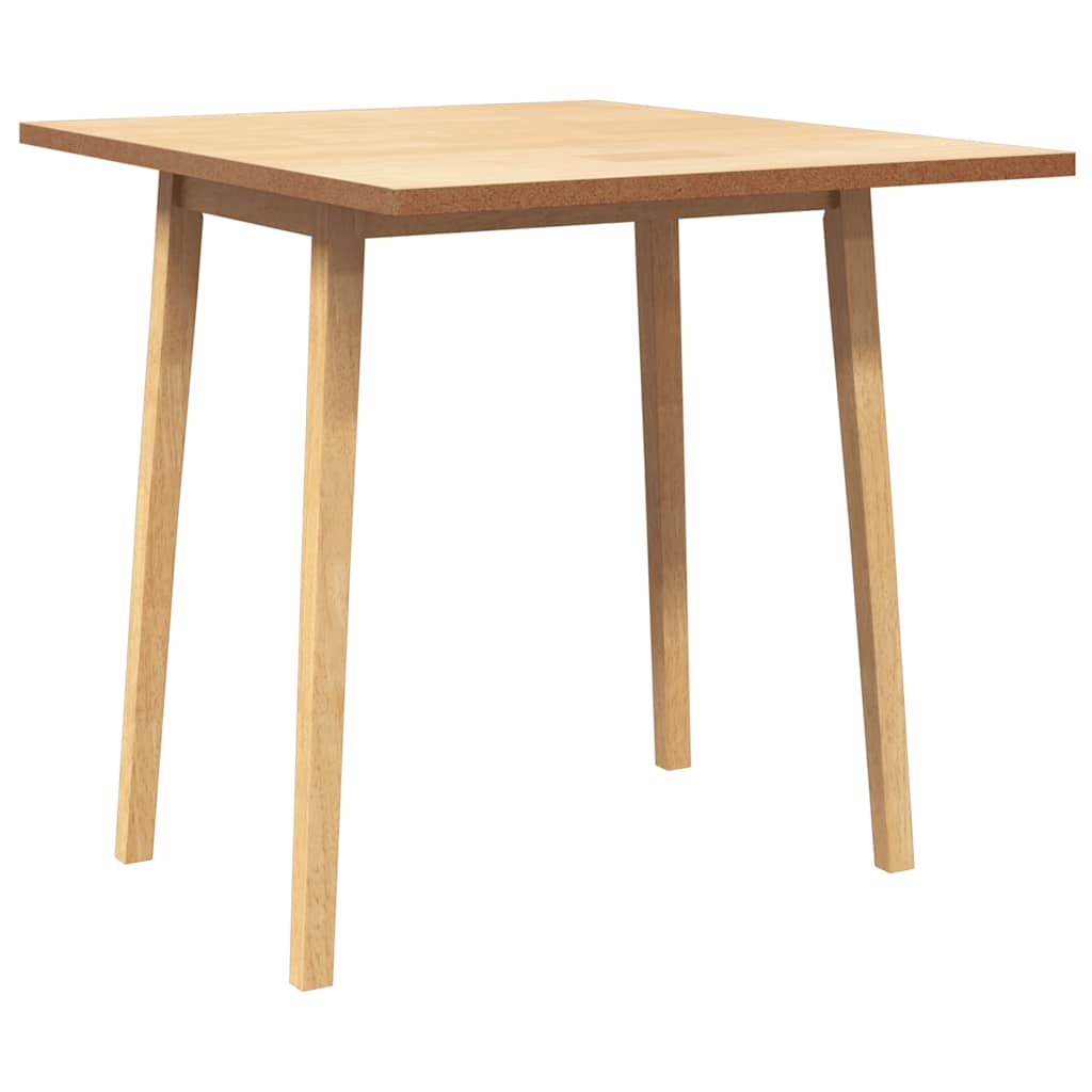 Dining Table Natural Solid Wood Rubber_2