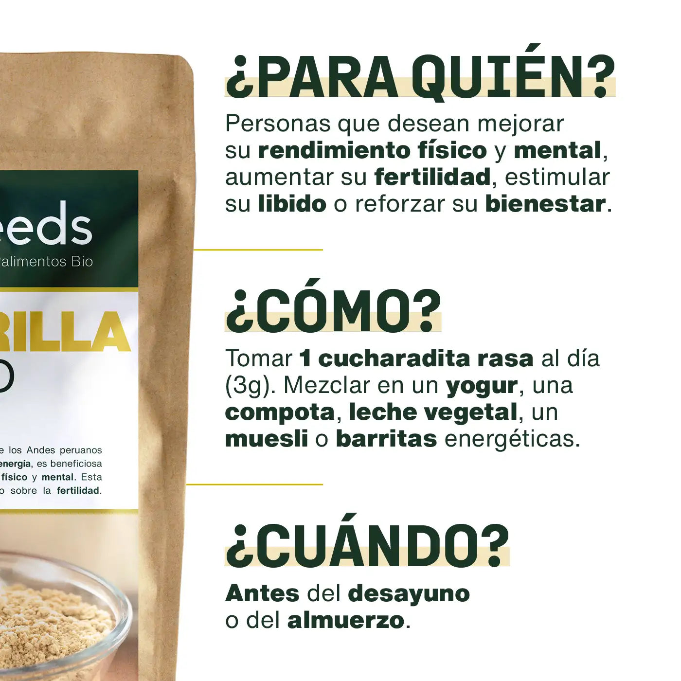 Maca Amarilla En Polvo Bio 200g_1