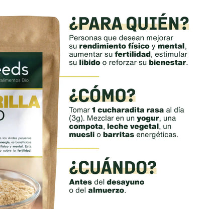 Maca Amarilla En Polvo Bio 500g_1