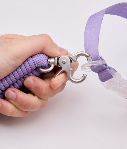 Cafide Correa Multiposición De Material Reciclado Violeta. Modelo Ona.