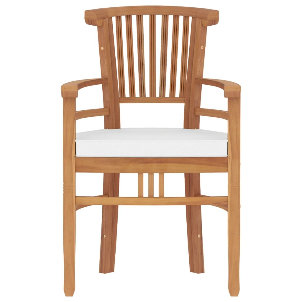 Vidaxl Juego De Comedor Para Jardín 3 Pzas Madera Maciza De Teca_4