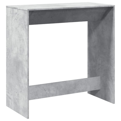 Mesa Alta De Bar Madera Ingeniería Gris Hormigón 102x50x103,5cm_4