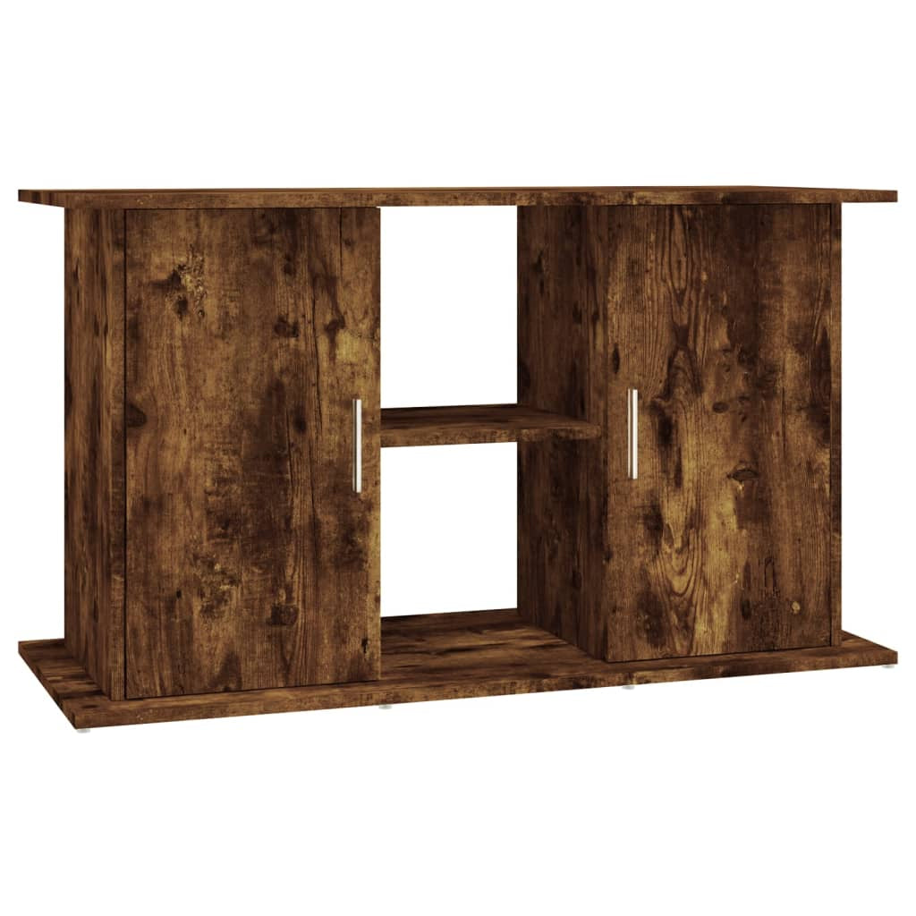 Vidaxl Soporte De Acuario Madera Ingeniería Roble Ahumado 101x41x58 Cm_0