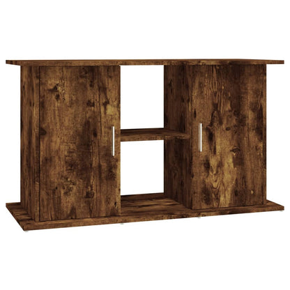 Vidaxl Soporte De Acuario Madera Ingeniería Roble Ahumado 101x41x58 Cm_0