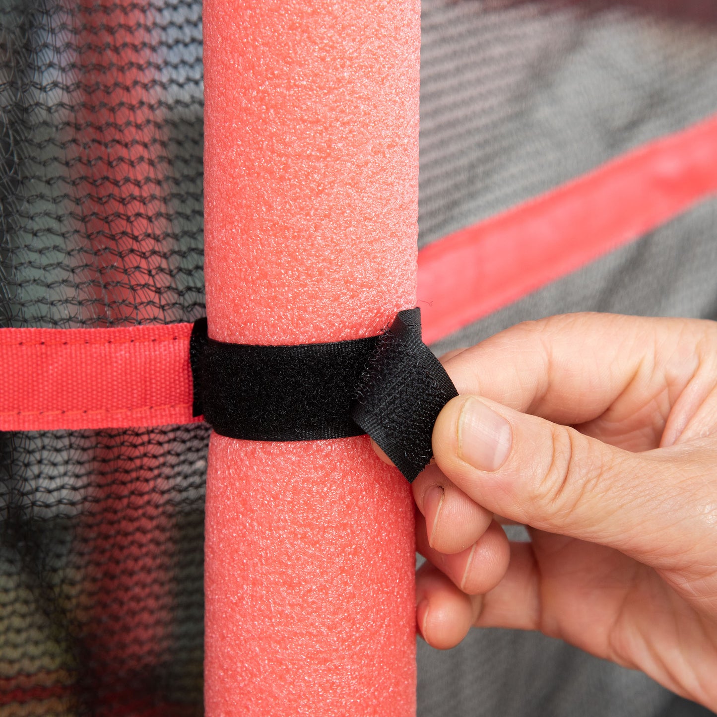 Homcom Trampolín Infantil Con Superficie De Salto Ø110 Cm Red De Seguridad Rojo_3