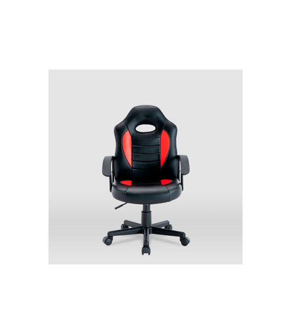 Silla Gaming Zoe Tapizada En Piel Sintética Negro/rojo, 92/102cm(alto) 56cm(ancho) 54cm(l_0