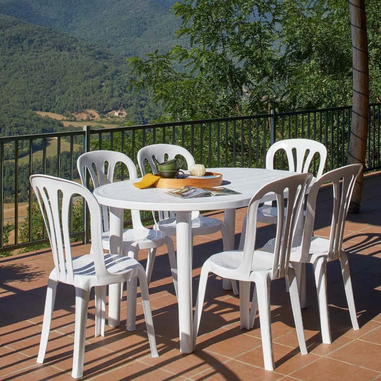 Mesa De Resina Oval Breeze 137x85x72cm 7house_2