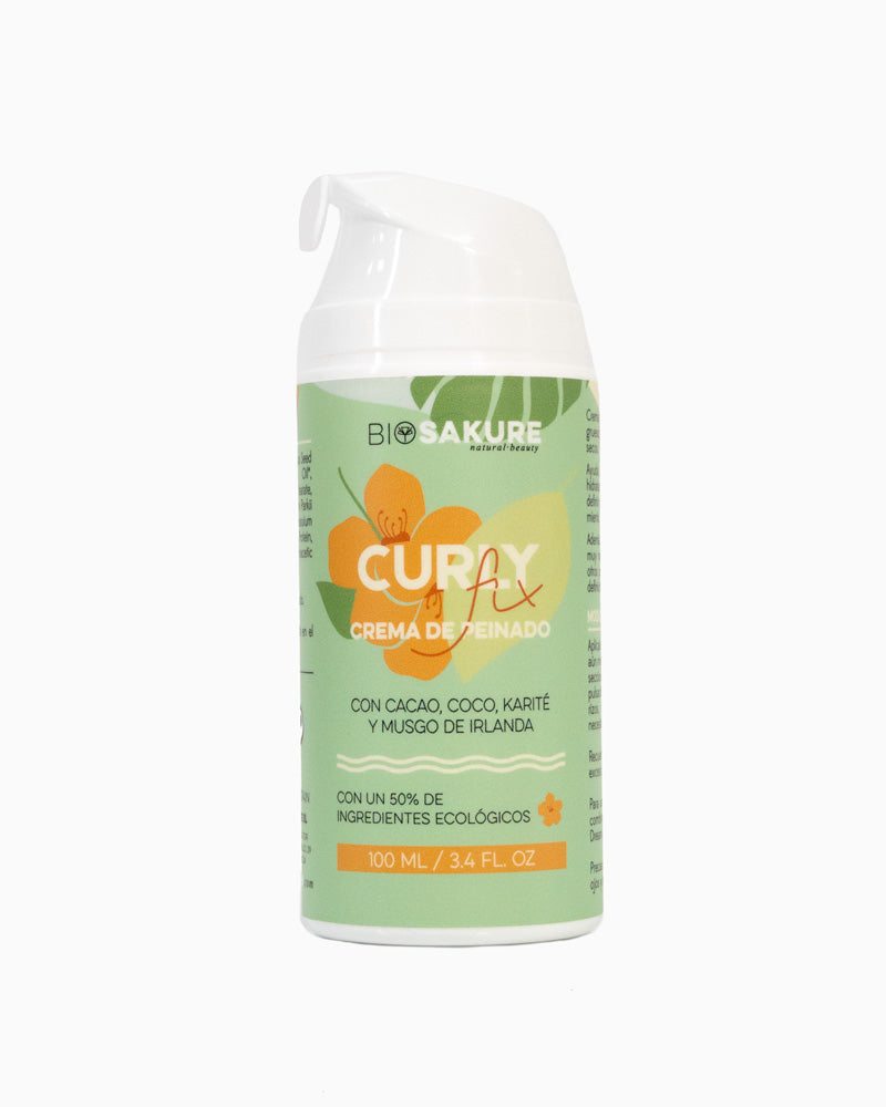Crema De Peinado Para Rizos Perfectos E Hidratados Curly Fix - 500 Ml Bio Sakure_1
